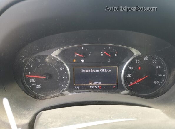 3GKALVEV7LL103425 2020 GMC TERRAIN White ხელსაწყოთა პანელის ხედი