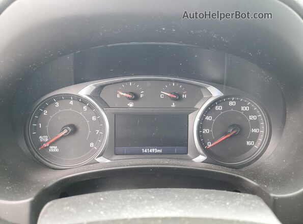 3GKALVEV7LL197872 2020 GMC TERRAIN White Instrument cluster view