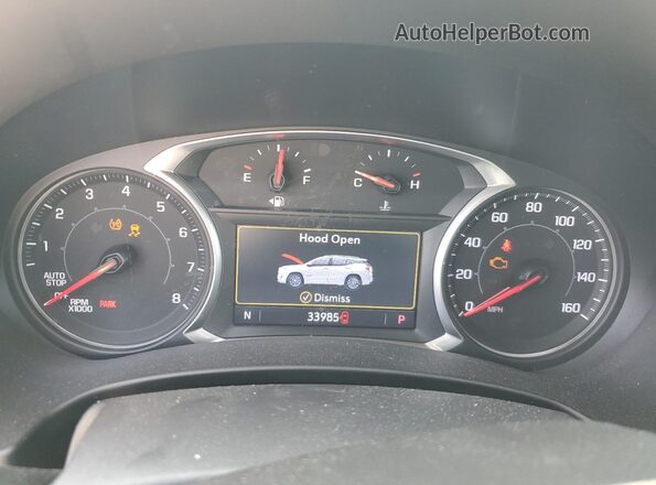 3GKALVEV7ML303397 2021 GMC TERRAIN Black Սարքավորումների վահանակի տեսք