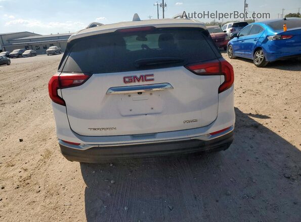 3GKALVEVXLL100714 2020 GMC TERRAIN White Widok wnętrza z przodu