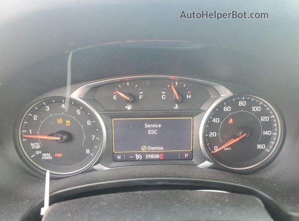 3GKALVEX6LL290061 2020 GMC TERRAIN White Widok zestawu wskaźników