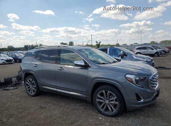 3GKALXEX0LL323325 2020 GMC TERRAIN Серый Передняя правая четверть