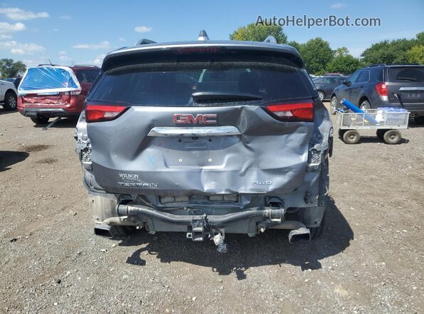 3GKALXEX0LL323325 2020 GMC TERRAIN Серый Вид сзади