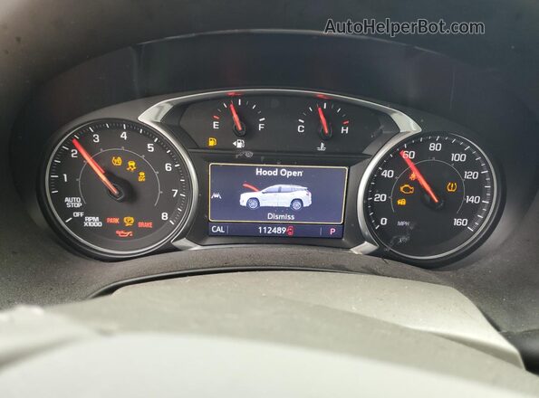 3GKALXEX4LL224829 2020 GMC TERRAIN Белый Вид щитка приборов