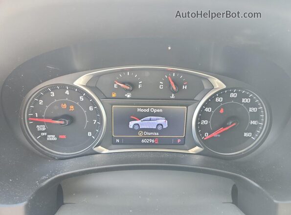 3GKALXEX5LL126859 2020 GMC TERRAIN White Instrument cluster view