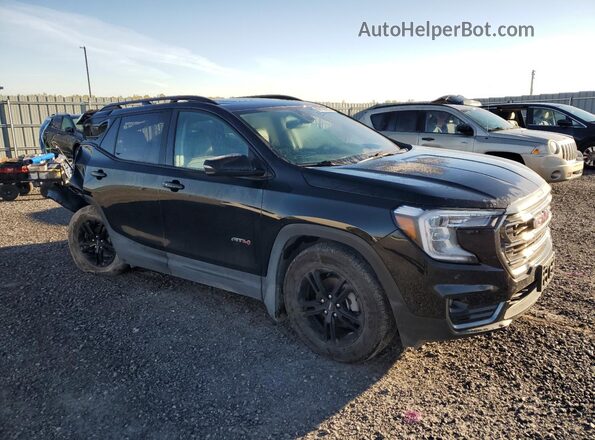 3GKALYEG8PL219659 2023 GMC TERRAIN Черный Передняя правая четверть