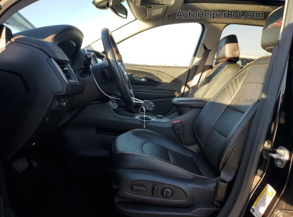3GKALYEG8PL219659 2023 GMC TERRAIN Черный Вид салона спереди