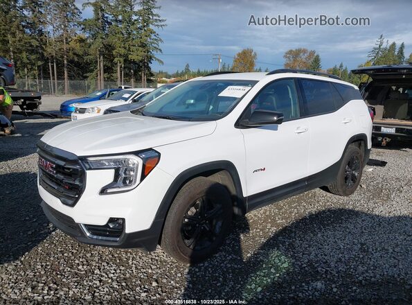 3GKALYEGXPL252677 2023 GMC TERRAIN Белый Передняя левая четверть