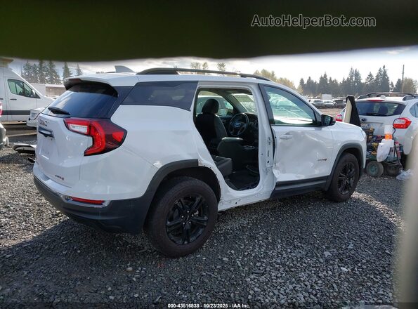 3GKALYEGXPL252677 2023 GMC TERRAIN Белый Задняя правая четверть
