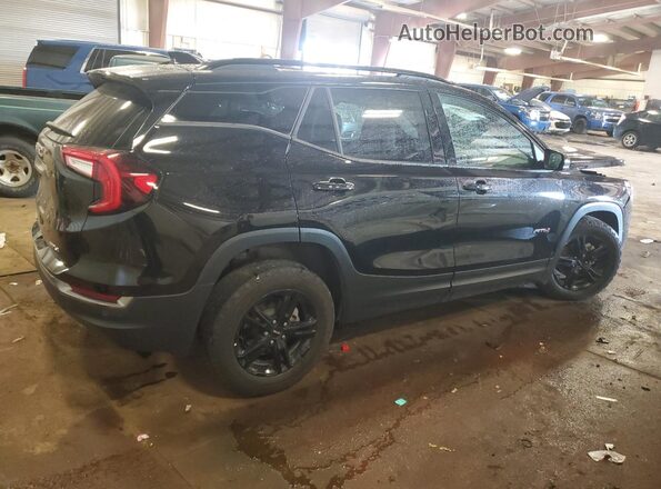 3GKALYEV6NL280746 2022 GMC TERRAIN Black Tył prawy