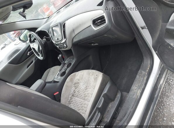 3GNAX5EV6LS585124 2020 CHEVROLET EQUINOX Серебряный Вид салона спереди