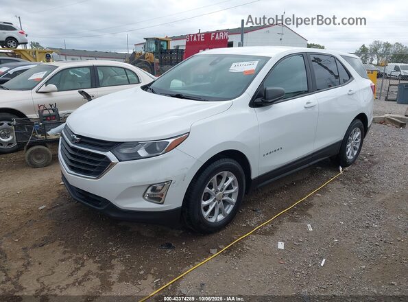 3GNAXHEV3LS689734 2020 CHEVROLET EQUINOX White Przód lewy