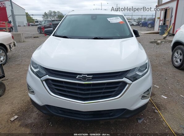 3GNAXHEV3LS689734 2020 CHEVROLET EQUINOX White Widok zestawu wskaźników