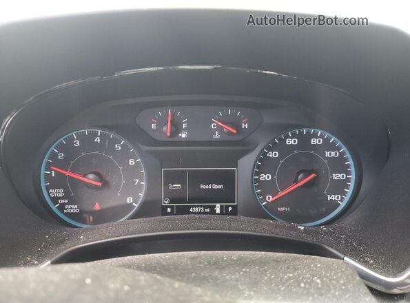 3GNAXHEV5LS644410 2020 CHEVROLET EQUINOX Charcoal Instrument cluster view