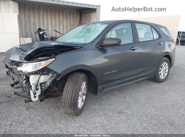 3GNAXHEV8LS674632 2020 CHEVROLET EQUINOX Gray Առջևի ձախ երեք քառորդ տեսարան