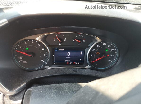 3GNAXJEV4LS613172 2020 CHEVROLET EQUINOX White ხელსაწყოთა პანელის ხედი