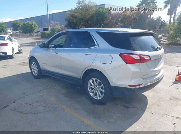 3GNAXKEV5MS129308 2021 CHEVROLET EQUINOX Silver Trasero izquierdo