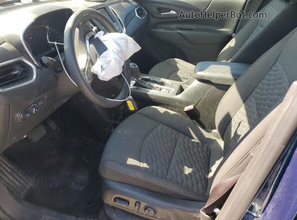 3GNAXKEV7LL346237 2020 CHEVROLET EQUINOX Синий Вид салона спереди