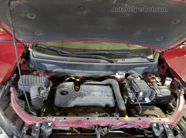 3GNAXUEV8LS650887 2020 CHEVROLET EQUINOX Burgundy Vista del compartimento del motor