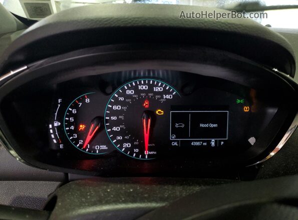 3GNCJKSB2LL341158 2020 CHEVROLET TRAX Gray Widok zestawu wskaźników