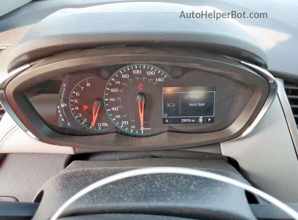 3GNCJKSB3LL313613 2020 CHEVROLET TRAX White Vista del cuadro de instrumentos
