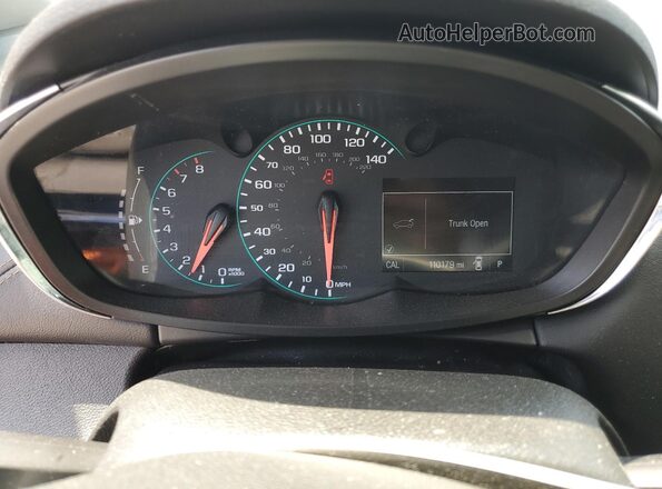 3GNCJKSB8LL289972 2020 CHEVROLET TRAX Black Instrument cluster view