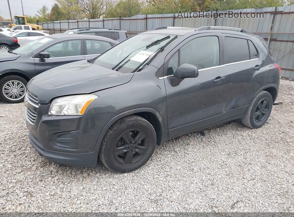 3GNCJLSB0GL163245 2016 CHEVROLET TRAX Gray წინა მარცხენა ხედი სამი მეოთხედიდან