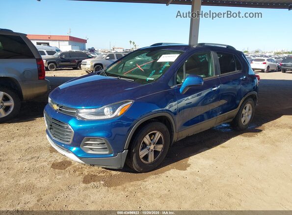 3GNCJLSB5LL110146 2020 CHEVROLET TRAX Blue Front left