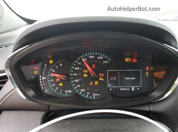 3GNCJLSB7LL310509 2020 CHEVROLET TRAX Silver Vista del cuadro de instrumentos