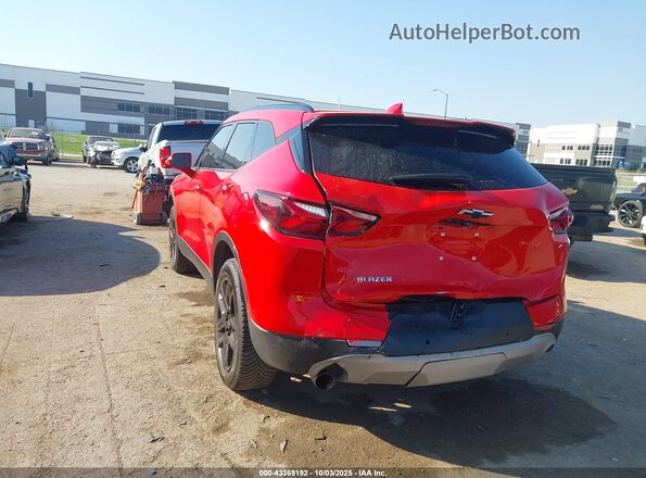 3GNKBBRA7LS659529 2020 CHEVROLET BLAZER Red Հետևի ձախ