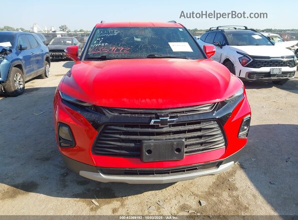 3GNKBBRA7LS659529 2020 CHEVROLET BLAZER Red Սարքավորումների վահանակի տեսք