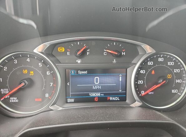 3GNKBCR44LS728709 2020 CHEVROLET BLAZER Black Instrument cluster view