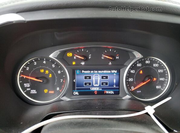 3GNKBCRS0LS606458 2020 CHEVROLET BLAZER Gray ხელსაწყოთა პანელის ხედი