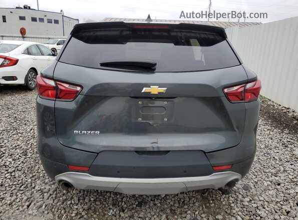 3GNKBCRS0LS606458 2020 CHEVROLET BLAZER Gray უკანა ხედი