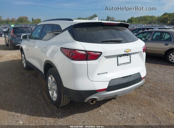 3GNKBCRS1LS662019 2020 CHEVROLET BLAZER White Trasero izquierdo