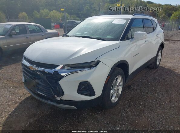 3GNKBCRS1LS662019 2020 CHEVROLET BLAZER White Vista tres cuartos delantera izquierda