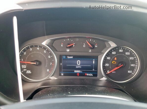 3GNKBCRS5LS549500 2020 CHEVROLET BLAZER Белый Вид щитка приборов