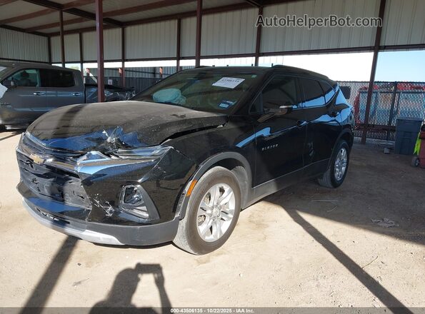 3GNKBCRS5LS658863 2020 CHEVROLET BLAZER Black Առջևի ձախ երեք քառորդ տեսարան