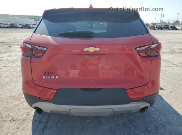 3GNKBCRS6LS540594 2020 CHEVROLET BLAZER Red Вид ззаду