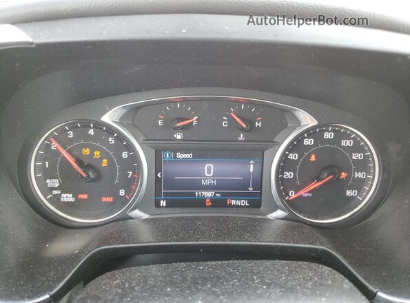 3GNKBCRS6LS550476 2020 CHEVROLET BLAZER White Instrument cluster view