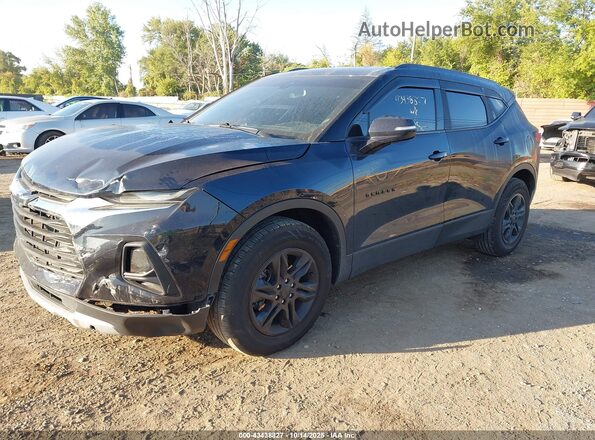 3GNKBCRS6MS549233 2021 CHEVROLET BLAZER Black Առջևի ձախ երեք քառորդ տեսարան