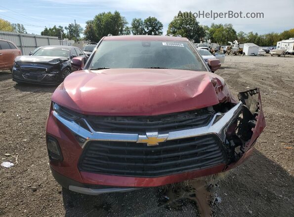 3GNKBDRS7LS534860 2020 CHEVROLET BLAZER Maroon Widok z przodu