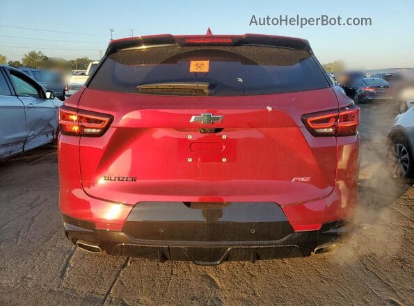 3GNKBERS0SS140928 2025 CHEVROLET BLAZER Red Vista trasera