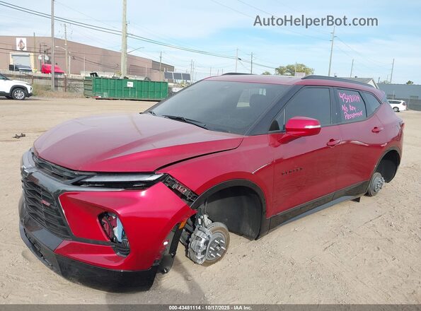 3GNKBERS2SS128960 2025 CHEVROLET BLAZER Red Front left