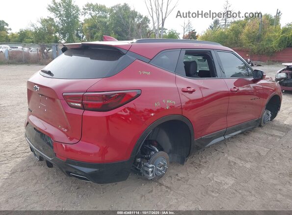 3GNKBERS2SS128960 2025 CHEVROLET BLAZER Red Rear right