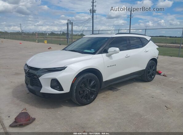 3GNKBERS4LS543005 2020 CHEVROLET BLAZER White Передня ліва чверть