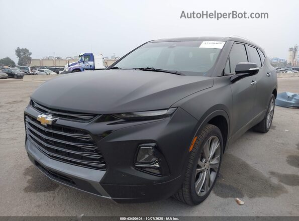 3GNKBFRS3LS677333 2020 CHEVROLET BLAZER Black წინა მარცხენა ხედი სამი მეოთხედიდან