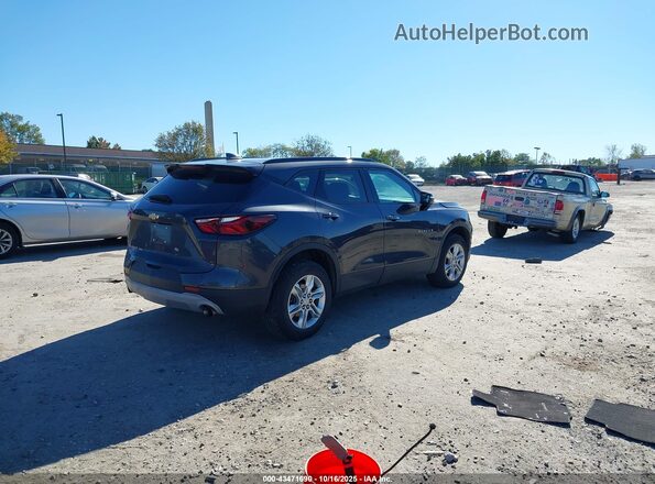 3GNKBHR45MS566913 2021 CHEVROLET BLAZER Gray Trasero derecho