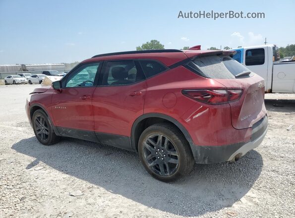 3GNKBHR45NS123730 2022 CHEVROLET BLAZER Red Задня ліва чверть