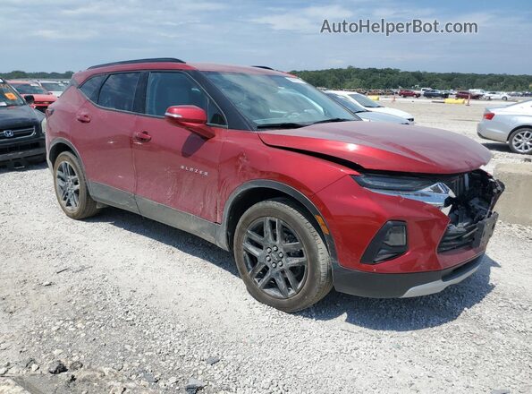 3GNKBHR45NS123730 2022 CHEVROLET BLAZER Red Передня права чверть
